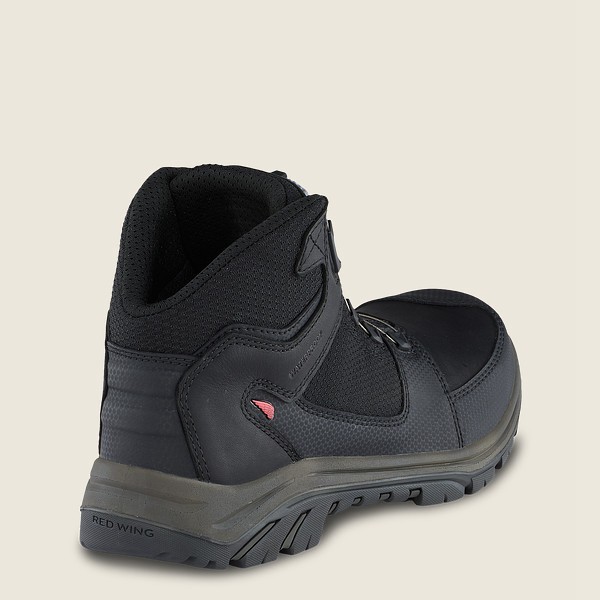 Vandrestøvler Herre - Red Wing Trades - 5-Inch Waterproof Safety Toe - Sort/Grå - NKECOI-318